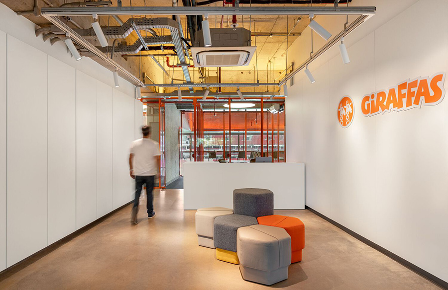 Designing Giraffas Brasília Office Blending Functionality with Aesthetic Appeal